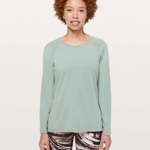 lululemon athletica Tops - Lululemon Emerald Long Sleeve — Palm Court